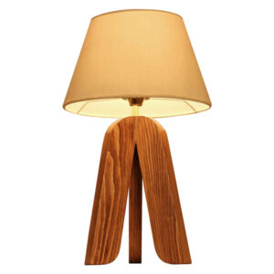 Accent Houten Tafellamp Handgemaakt Messina