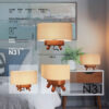 Accent Houten Tafellamp Handgemaakt Nasrin