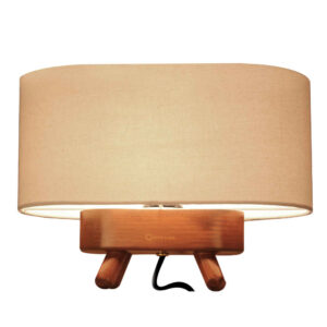 Accent Houten Tafellamp Handgemaakt Nasrin