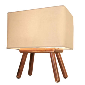 Accent Houten Tafellamp Handgemaakt Nastaran