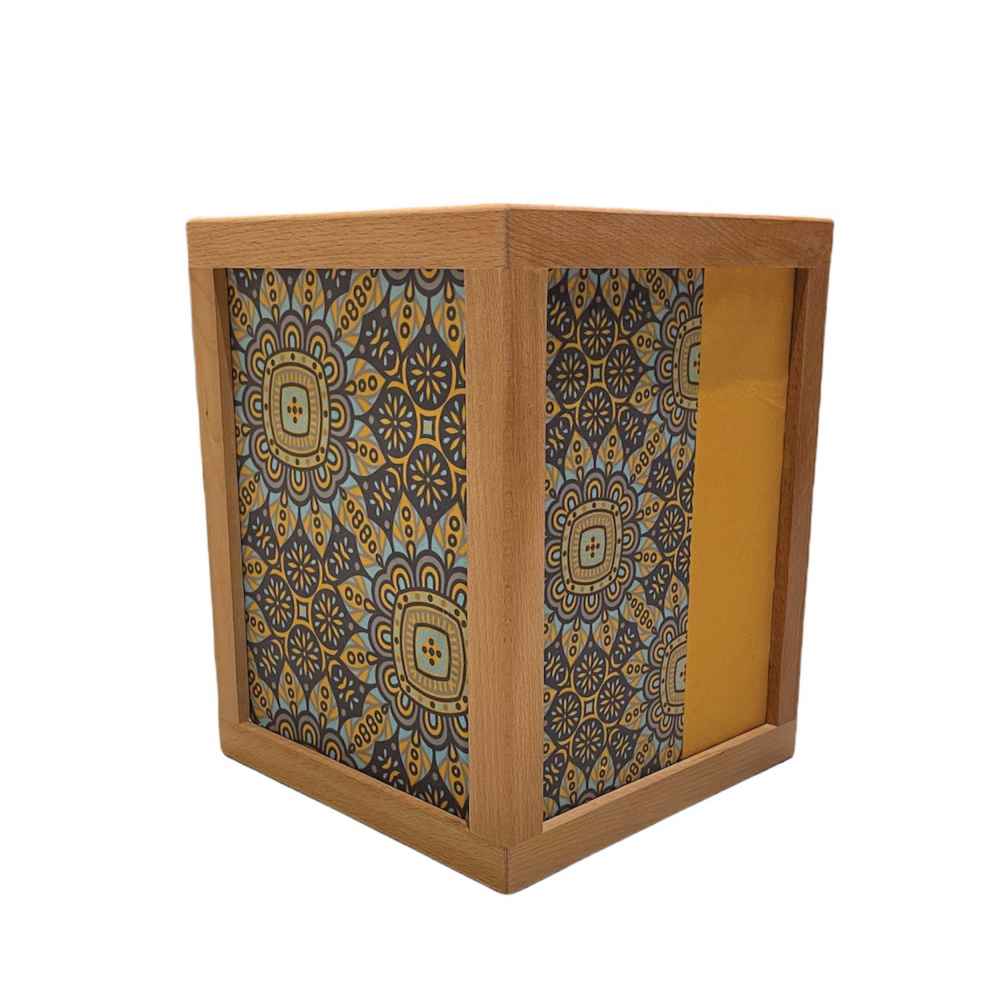Perzische Houten Prullenbak & Zakdoos Set – Khial