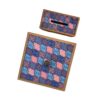 Perzische Houten Prullenbak & Zakdoos Set – Nina