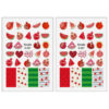 Fruit Nagelstickers – Yalda Granaatappel Ontwerp