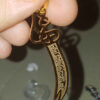 Zulfiqar Zwaard Ketting – Goudkleurige Stalen Hanger