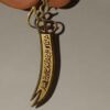 Zulfiqar Zwaard Ketting – Goudkleurige Stalen Hanger