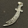Zulfiqar Zwaard Ketting – Zilveren Imam Ali Hanger