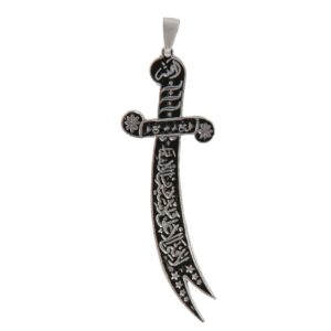 Zulfiqar Zwaard Ketting – Zilveren Hanger