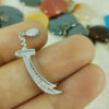 Zulfiqar Zwaard Ketting – Zilveren Schakelketting
