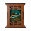 Life Patroon – Handgemaakte Houten Pennenhouder met Perzische Inspiratie