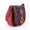 Handgemaakte Crossbody Schoudertas met Geometrisch Ontwerp