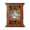 Patina Style – Elegante Houten Pennenhouder met Perzische Design Elementen