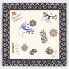 Fluwelen Tafelkleed – Perzische Kalligrafie Geïnspireerd Design Eshgh