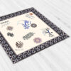 Fluwelen Tafelkleed – Perzische Kalligrafie Geïnspireerd Design Eshgh
