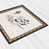 Fluwelen Tafelkleed – Perzische Kalligrafie Geïnspireerd Design Sanama