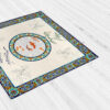 Fluwelen Tafelkleed – Perzische Kalligrafie Geïnspireerd Design Nowruz