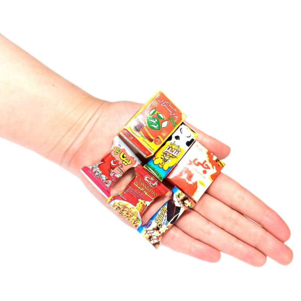 Perzische Koelkastmagneten Set – Supermarkt Design – Rood
