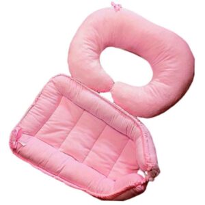 Roze Fluwelen Babynestje – Model Nazila