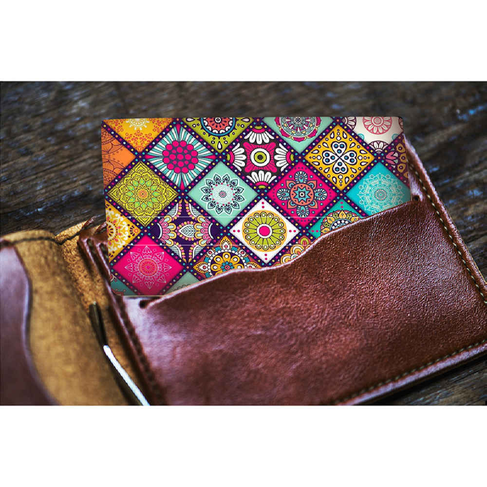 Perzische Creditcard Sticker — Zarin Artistiek — Roze