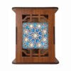 Stars Motif – Houten Penhouder met Perzisch Patroon