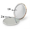 Compacte Zakspiegel met Shina Design