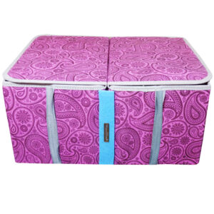 Picknicktas Sahra – Roze Paisley Patroon