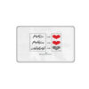 Perzische Creditcard Sticker — Rumi Hart Ontwerp — Wit
