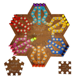 Mensch ärgere Dich nicht (Ludo) & Slangen en Ladders Spelset – Voor 6 Spelers