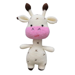 Amigurumi Gevulde Giraffe Knuffeldier – Handgemaakt Gehaakt Pluche Speelgoed