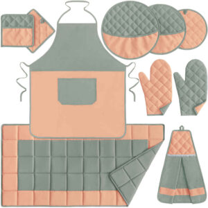 10-Delige Keukenschort Set – Family Model