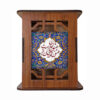 Eshgh Motief – Houten Pennenhouder met Perzisch Artistieke Patronen