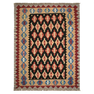 Perzische Kilim Qashqai Handgeweven – Model Katrin Crème – Wollen Tapijt