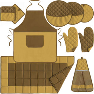 10-Delige Keukenschort Set – Dorsa Model