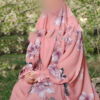 Islamitische Namaz Chador met Mouwen voor Vrouwen – Ideaal voor Gebed – Bloemenpatroon Corduroy