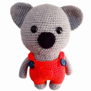 Amigurumi Gevulde Koala Knuffeldier – Handgemaakt Gehaakt Pluche Speelgoed