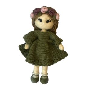 Amigurumi handgemaakte gehaakte pop Roya