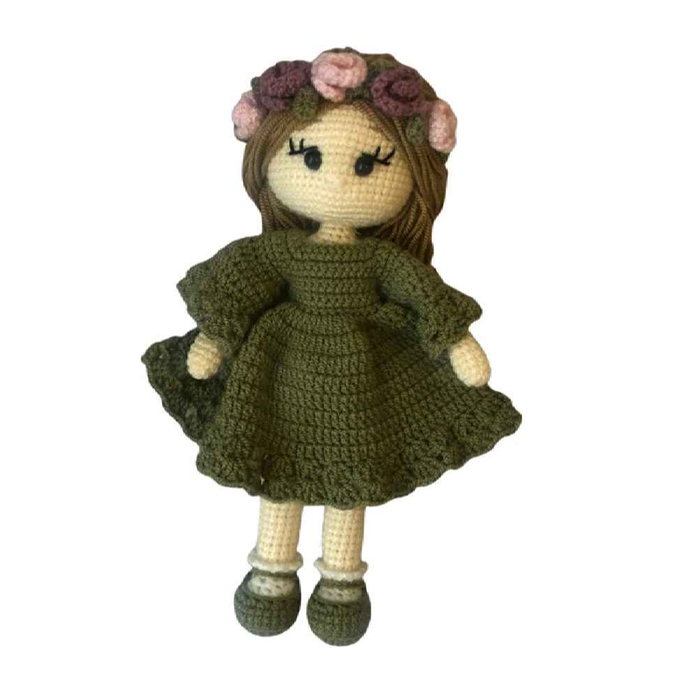 Amigurumi handgemaakte gehaakte pop Roya