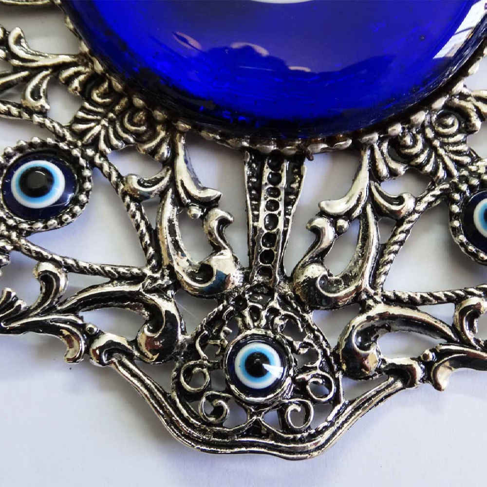 Blauw Boze Oog Wandhanger Amulet – Hasti