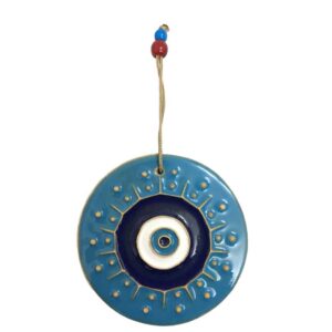 Blauw Boze Oog Wandhanger Amulet – Ster