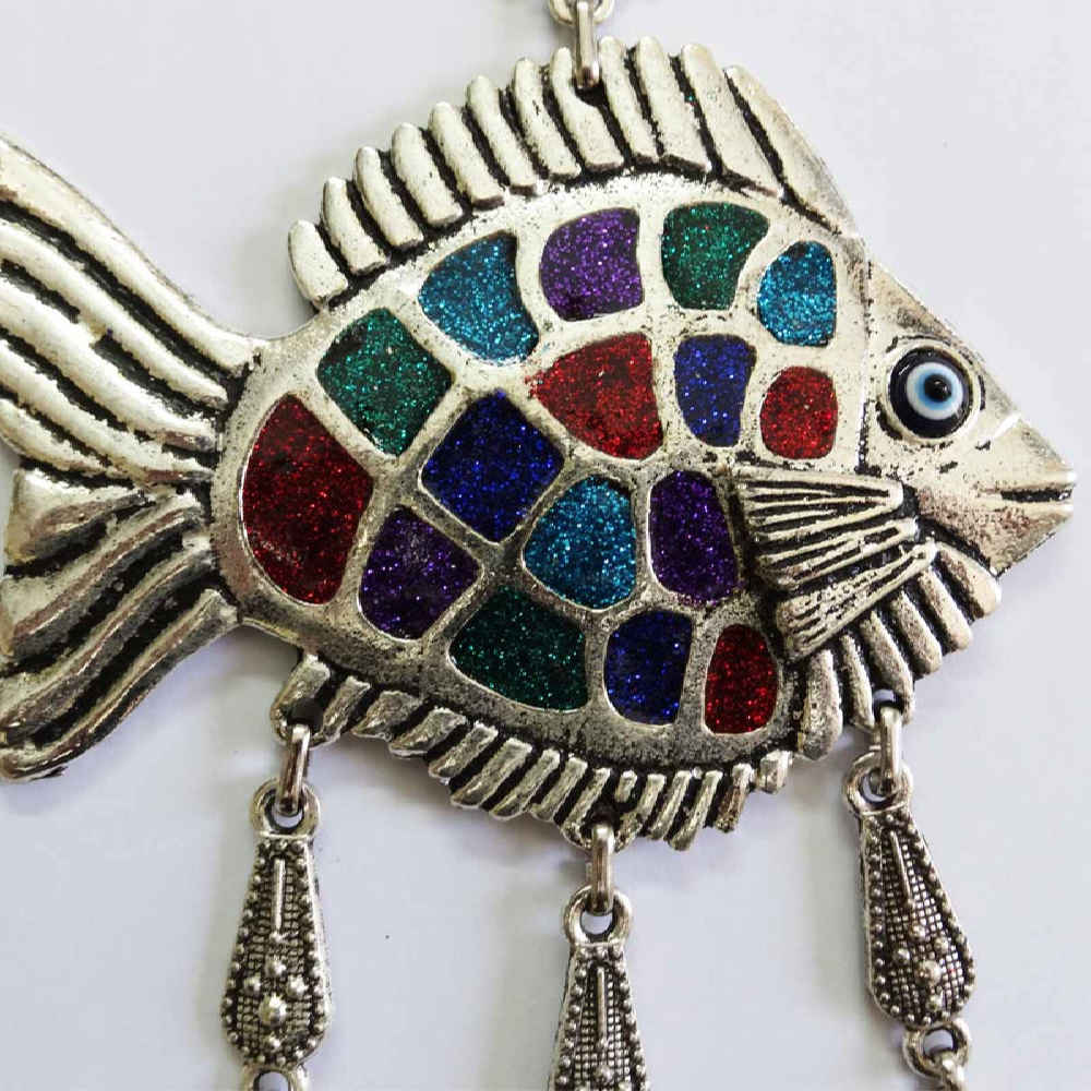 Boze Oog Wandhanger Amulet – Model Vis