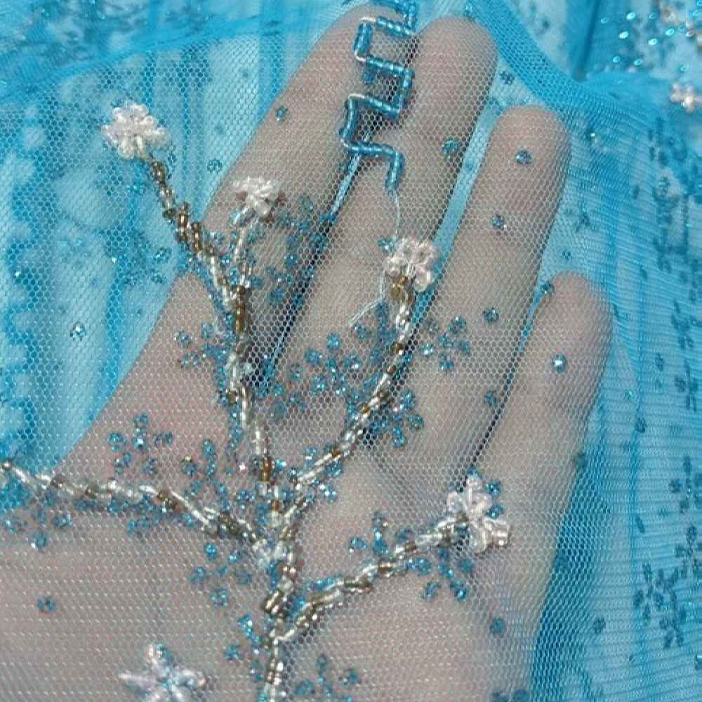 Iraanse Traditionele Koerdische Jurk voor Vrouwen Model Oceaan