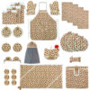 30-Delige Bloemen Keukenschort Set – Shahian Model