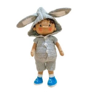 Amigurumi handgemaakte gehaakte pop Simon