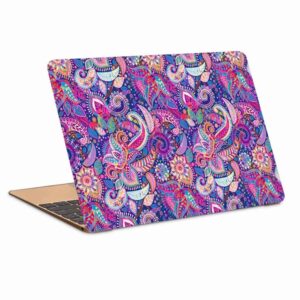 Laptop Skin Decal – Roze Bloemenornament