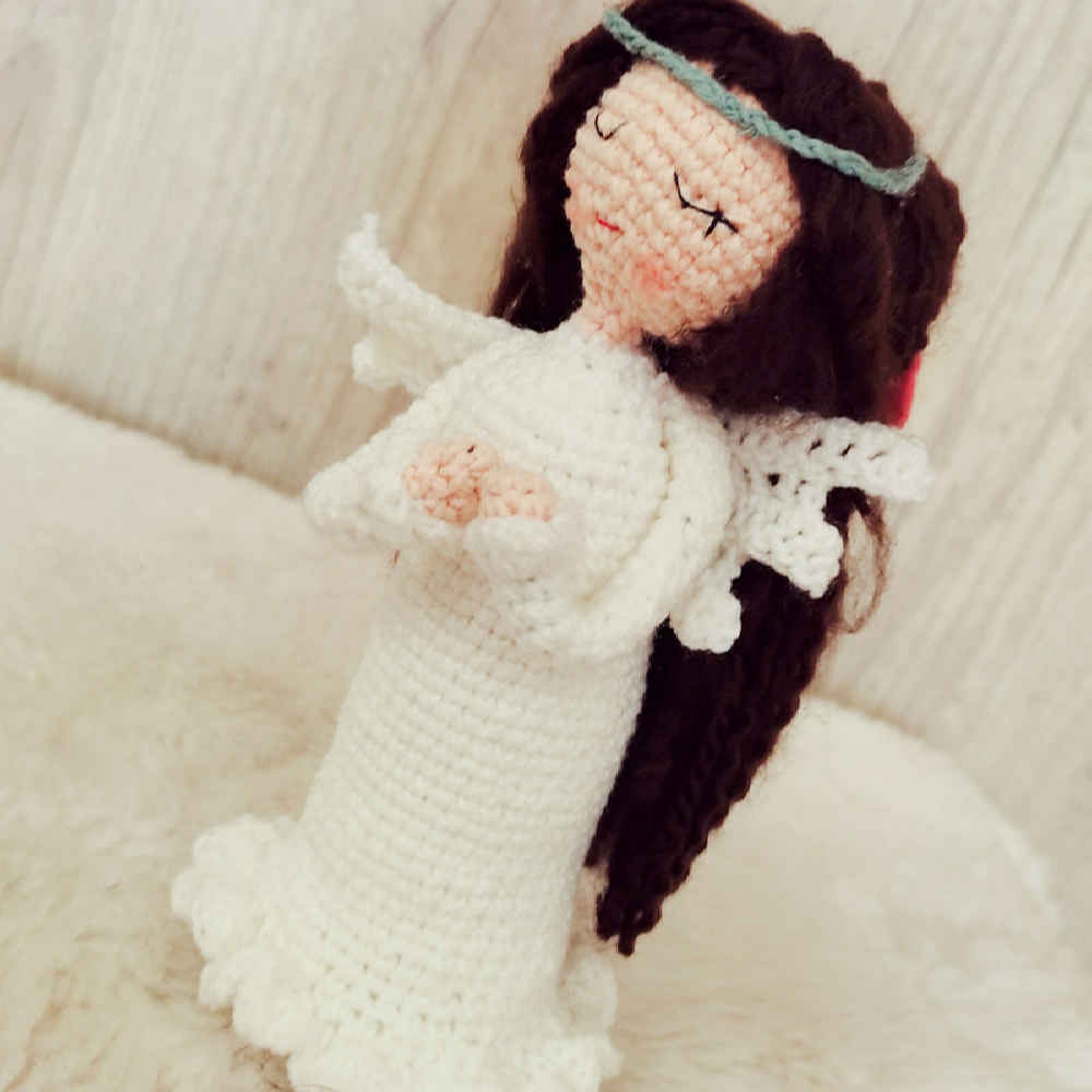 Amigurumi handgemaakte gehaakte pop Smile