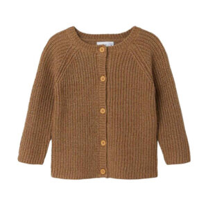 Bruine Gebreide Babypullover – Model Kian