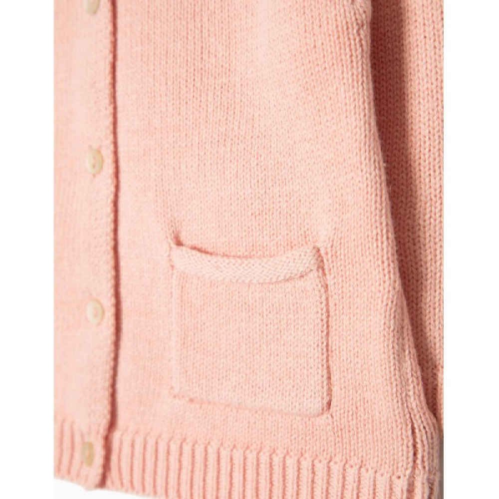 Gebreide Babypullover – Model Sepehr Roze