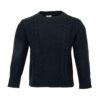 Zwarte Gebreide Babypullover – Model Winter