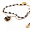 Zwarte Enkelketting met Libel – Model Dragonfly