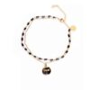 Zwarte Enkelketting met Libel – Model Dragonfly