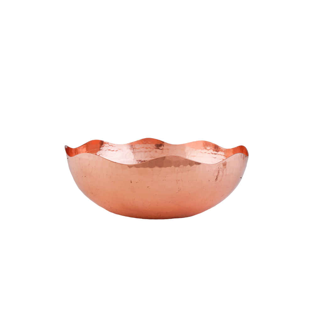 Koperen Dessertkom Hamerslag, Geschikt voor IJs Kiana (x2)